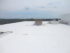 TPO roof atop 8000 Midlantic Dr.